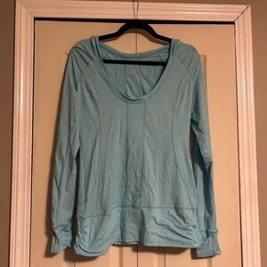 Zella Sky Blue Long Sleeve Top